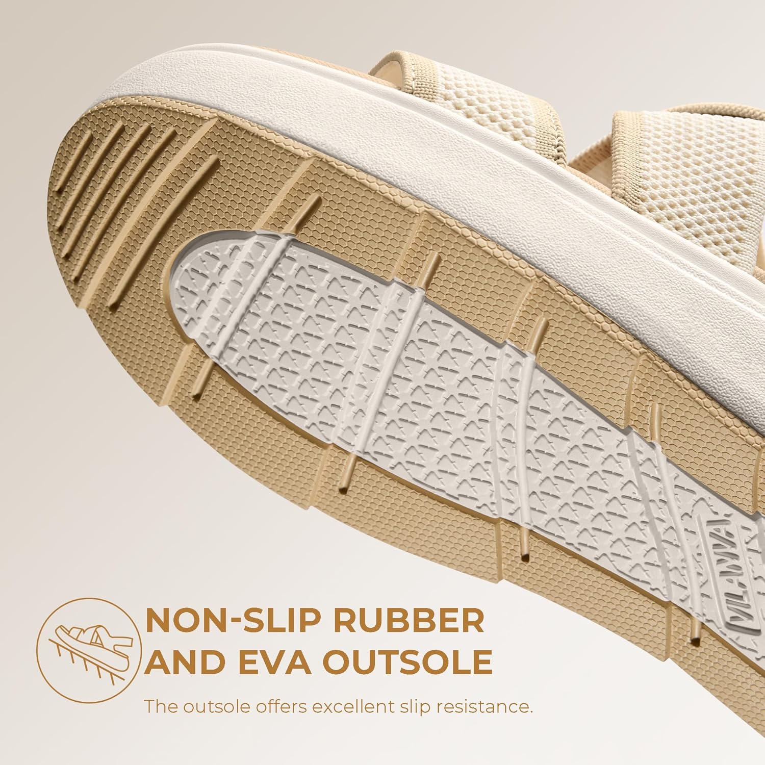 Vilanva Women’s Orthopedic Platform Walking Sandals with Arch Support Lightweight Breathable knitted upper Comfortable Plantar Fasciitis Relief Sport Sandals For 2026 Summer Trendy Outfits