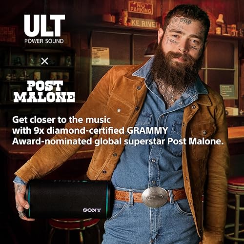 Miniatura 2 de Sony ULT Field 5 Altavoz Bluetooth portátil inalámbrico, IP67 impermeable, a prueba de polvo y óxido con graves mejorados, batería de 25 horas, luz