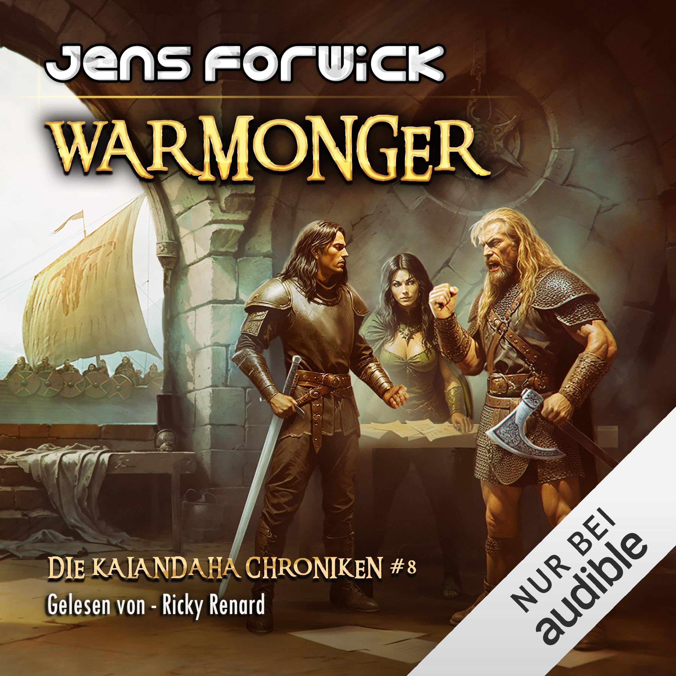 Cover art for Warmonger. LitRPG-Serie