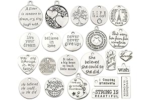 40pcs Inspirational Charms Jewelry Accessories