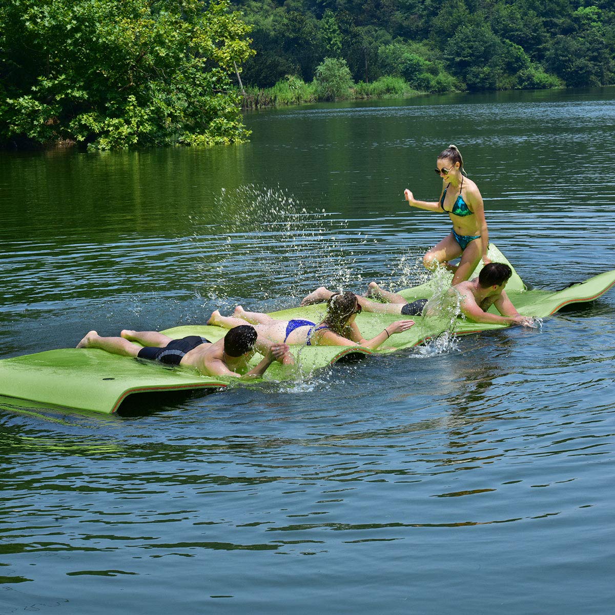 MAT Expert Floating Water Mat, 12'x6'x 1.5