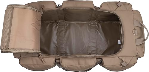 Miniatura 9 de Bolsa de lona militar grande de 100 L, bolsa de lona para despliegue, equipo deportivo, bolsa de equipaje de viaje con correas desmontables para