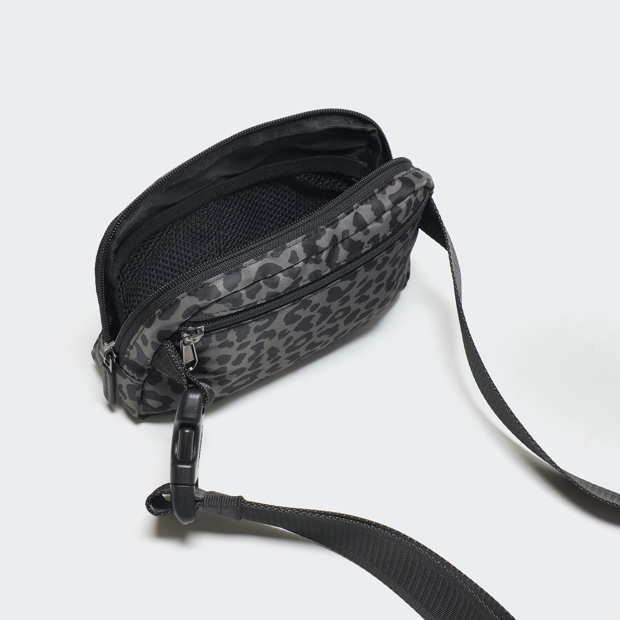 Pander Nylon Fanny Pack for Women, Two-Way Zipper Crossbody Bag view 6
