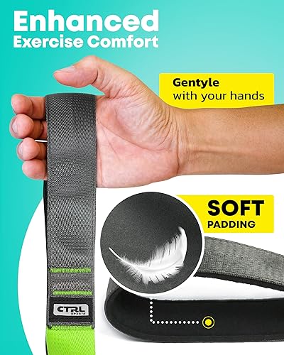 Miniatura 3 de Correa elástica con bucles, banda elástica no elástica para terapia física, correa de yoga para equipo de estiramiento, bandas elásticas para