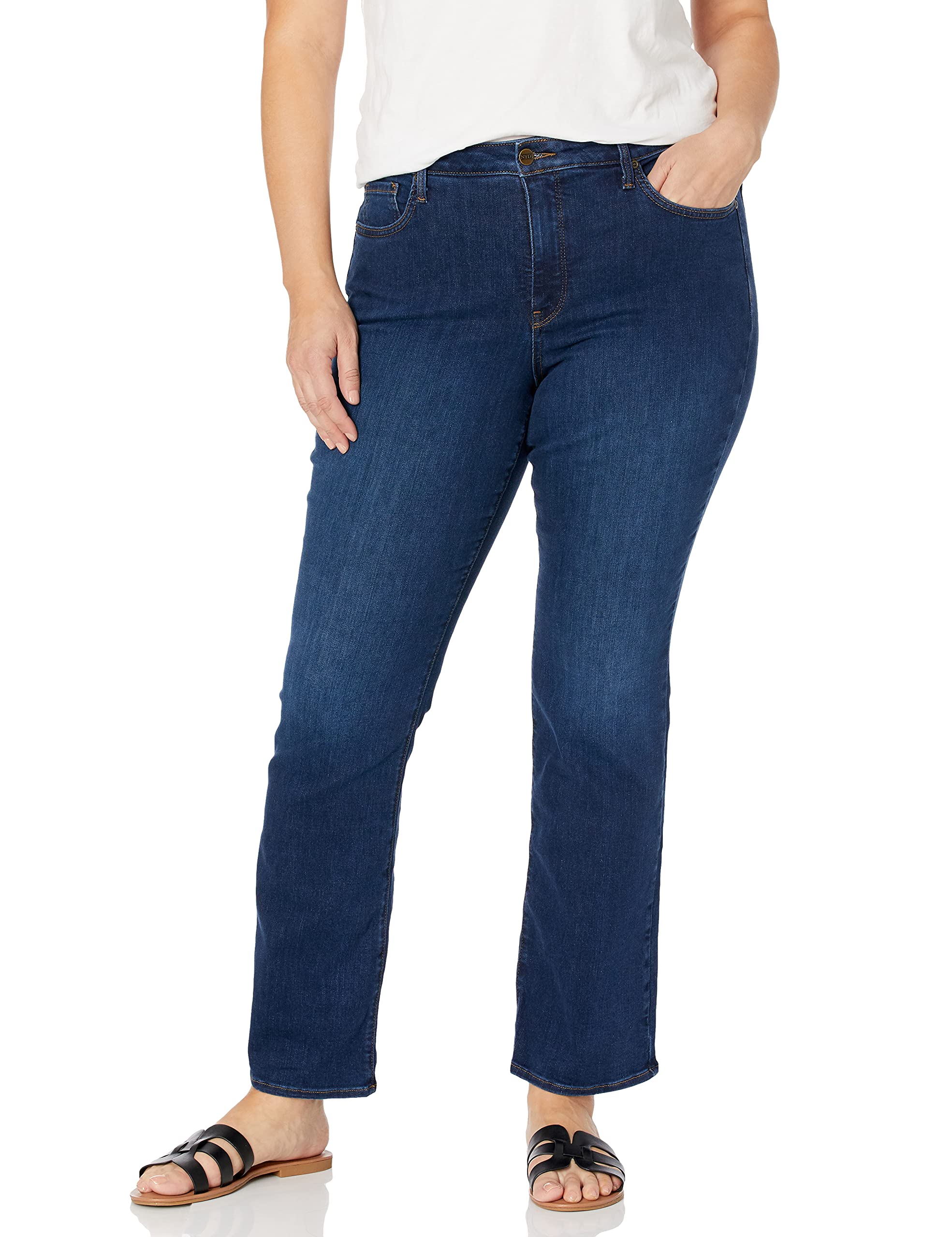 NYDJWomen's Plus Size Barbara Bootcut Jeans | Flare & Slimming Fit Pants