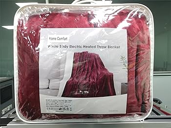 Electric Heated Double Layer Sherpa Blanket With 9 Heat Levels, Machine Washable