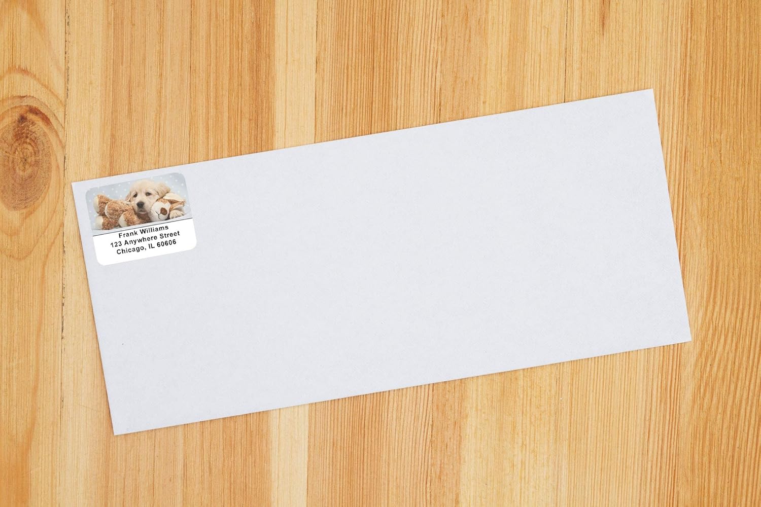 Golden Retriever Puppies Address Labels