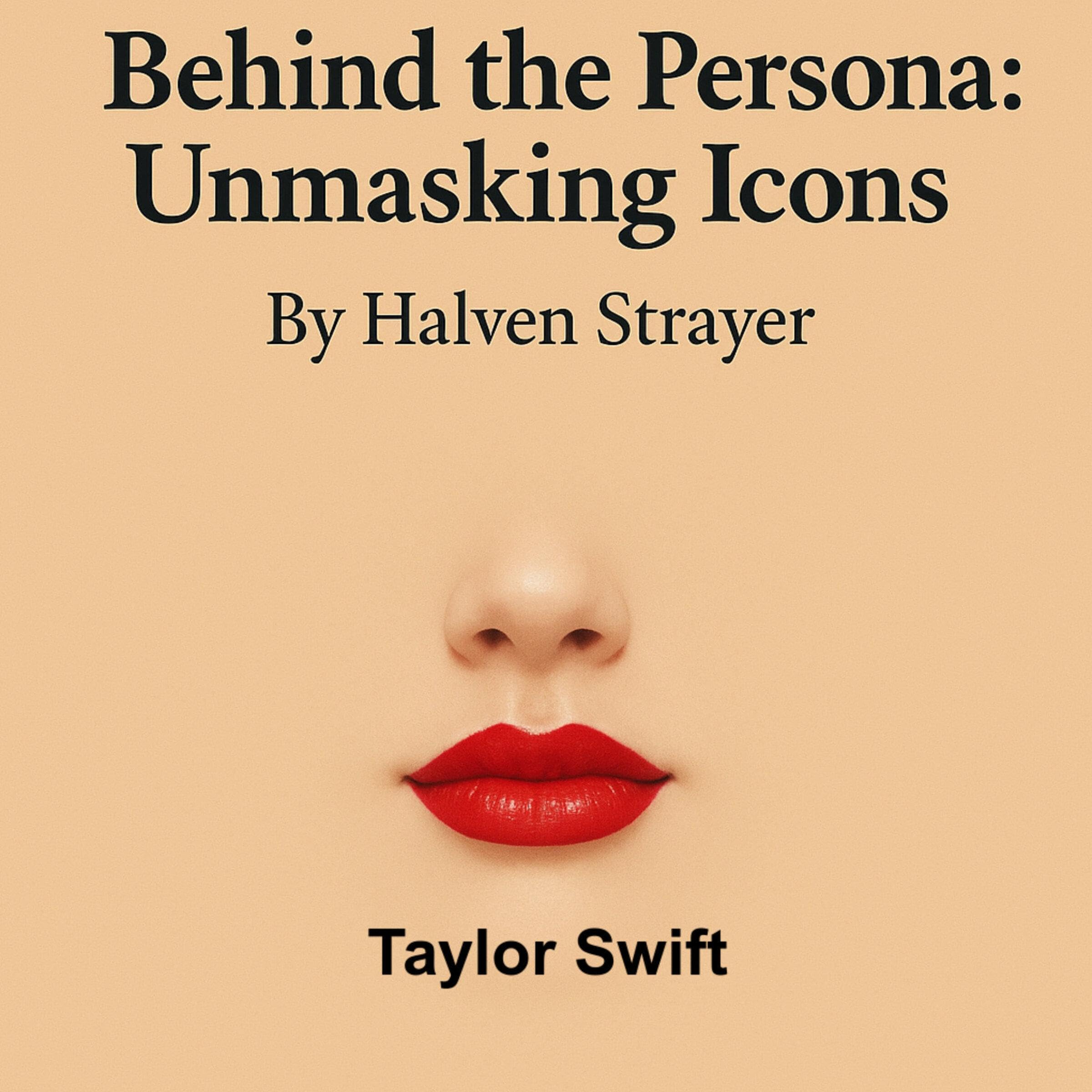 Cover art for Behind the Persona: Unmasking Icons - Taylor Swift