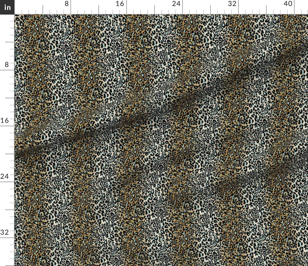 Spoonflower Fabric - Animal Print Wild Safari Cheetah Leopard Girly Exotic Boho Modern Printed on Cotton Poplin Fabric by the Yard - Sewing Shirting Quilting Dresses Apparel Crafts
