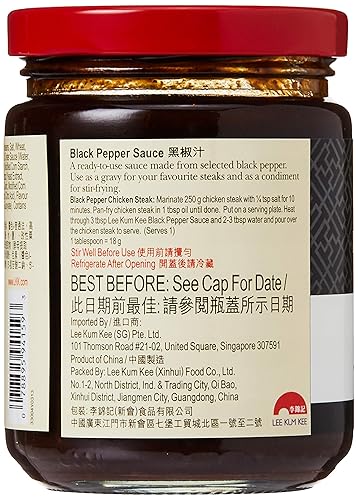 Miniatura 5 de Lee Kum Kee Salsa de pimienta negra, tarros de 8.1 onzas (paquete de 4)