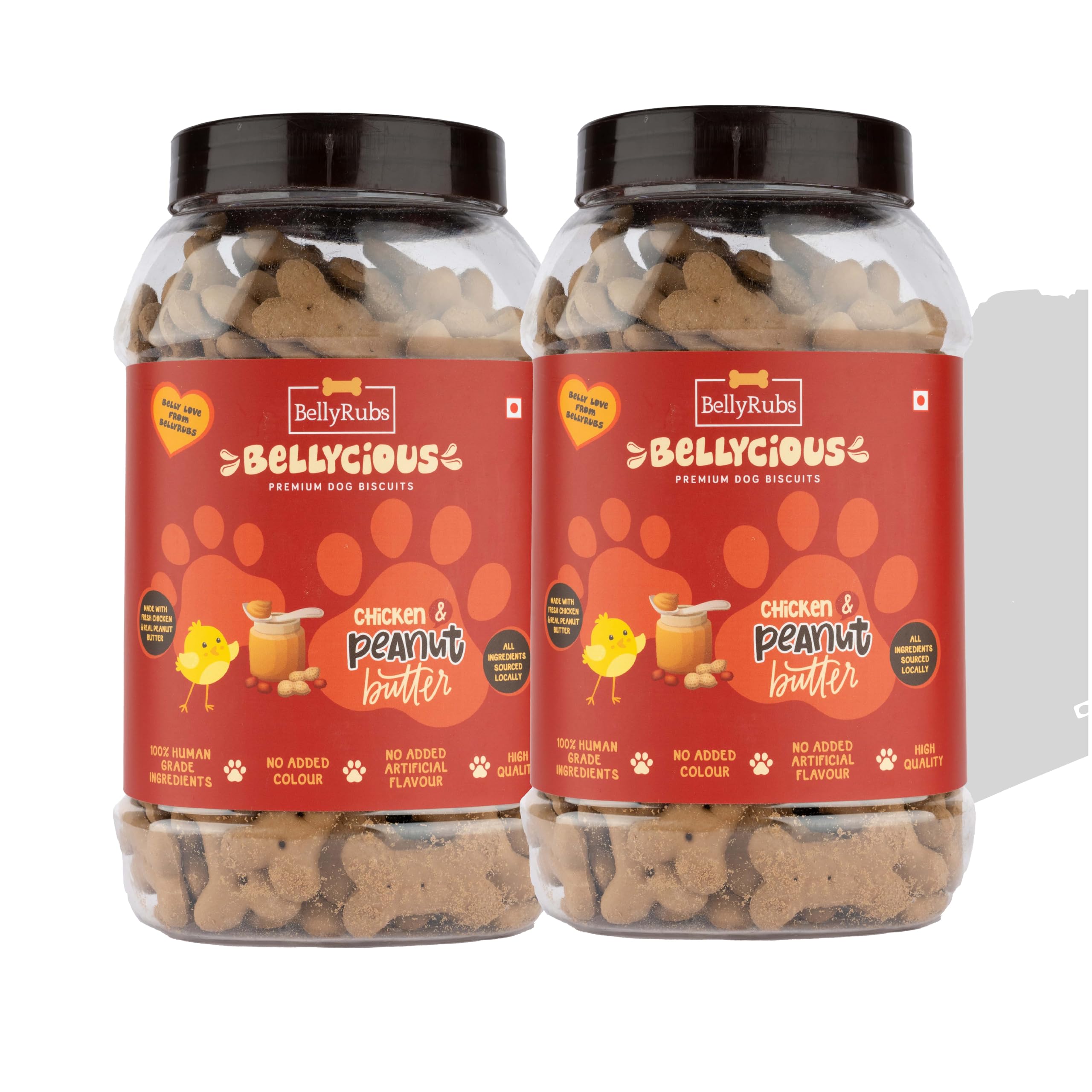 See full amazon price history chart for BellyRubs Bellycious Chicken & Peanut Butter Dog Biscuits - (400g x 2) Real Chicken Dog Treats - Human Grade Ingredients, All Breed Sizes Dog Food for Snack & Training - Pack of 2 BellyRubs Bellycious Chicken & Peanut Butter Dog Biscuits - (400g x 2) Real Chicken Dog Treats - Human Grade Ingredients, All Breed Sizes Dog Food for Snack & Training - Pack of 2 (B0D49N5881) Amazon Price History, Amazon Price Tracker