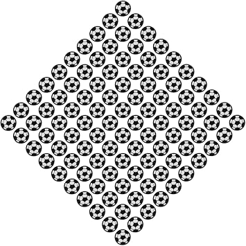 100Pcs Soccer Ball Embroidery Patches, Black and White Football Cloth Stickers for DIY Clothing Decoration, 3cm Iron On or Sew Patches for T Shirts Backpacks Jackets Hats
