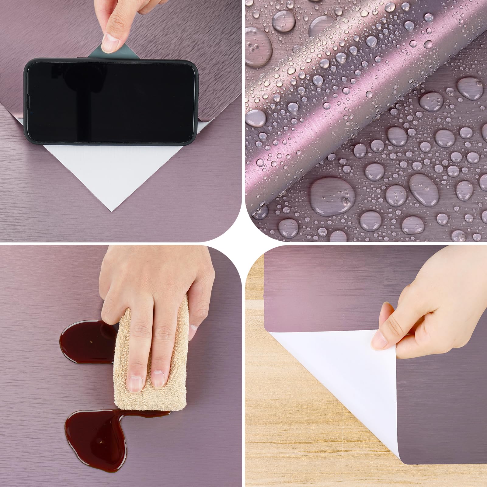 Revêtement Plan De Travail Adhésif Cuisine Marbre Noir Et Or 500X90Cm Imperméable Vinyle Adhesif