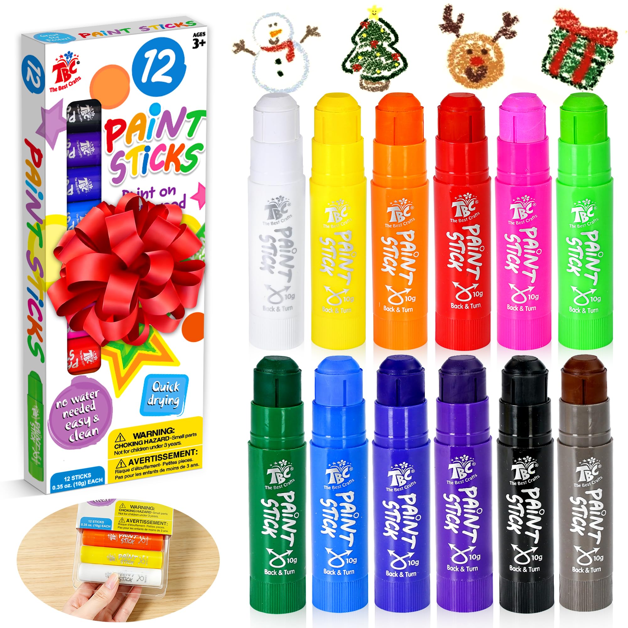 TBC Paint Sticks for Kids - Easy & Mess-Free Art! -1 TBC Paint Sticks for Kids - Easy & Mess-Free Art! -1