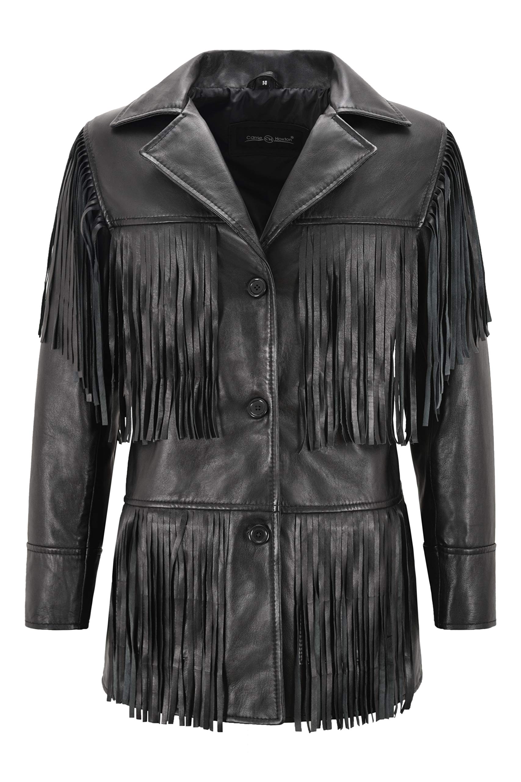 Veste en Faux Cuir à Franges Western Hannah Silence + Noise | Urban Outfitters Canada