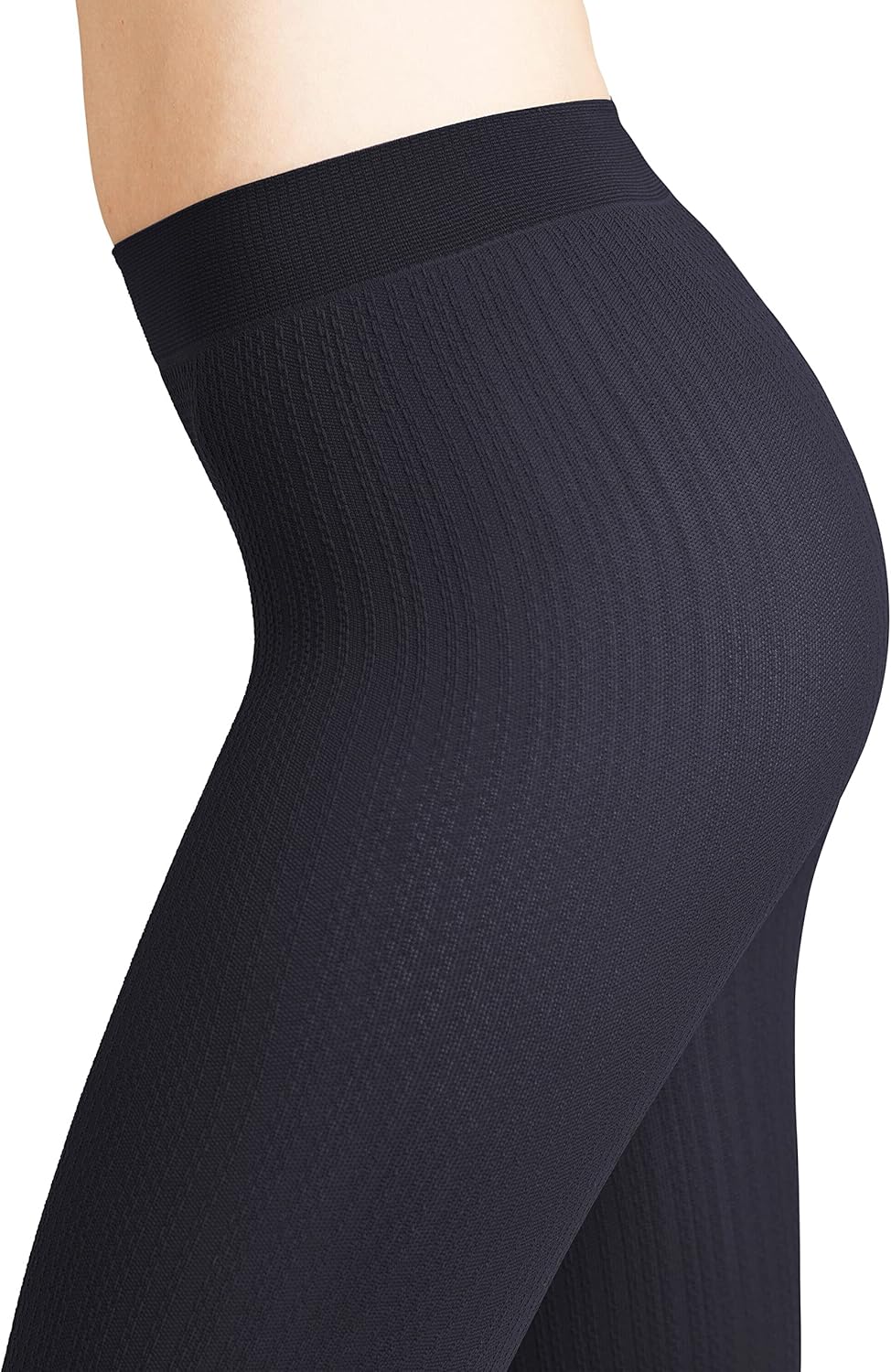 FALKE Women's Fine Rib Tights, Semi Opaque 50 Denier, Stockings for Women with Subtle Pattern, 1 Pair