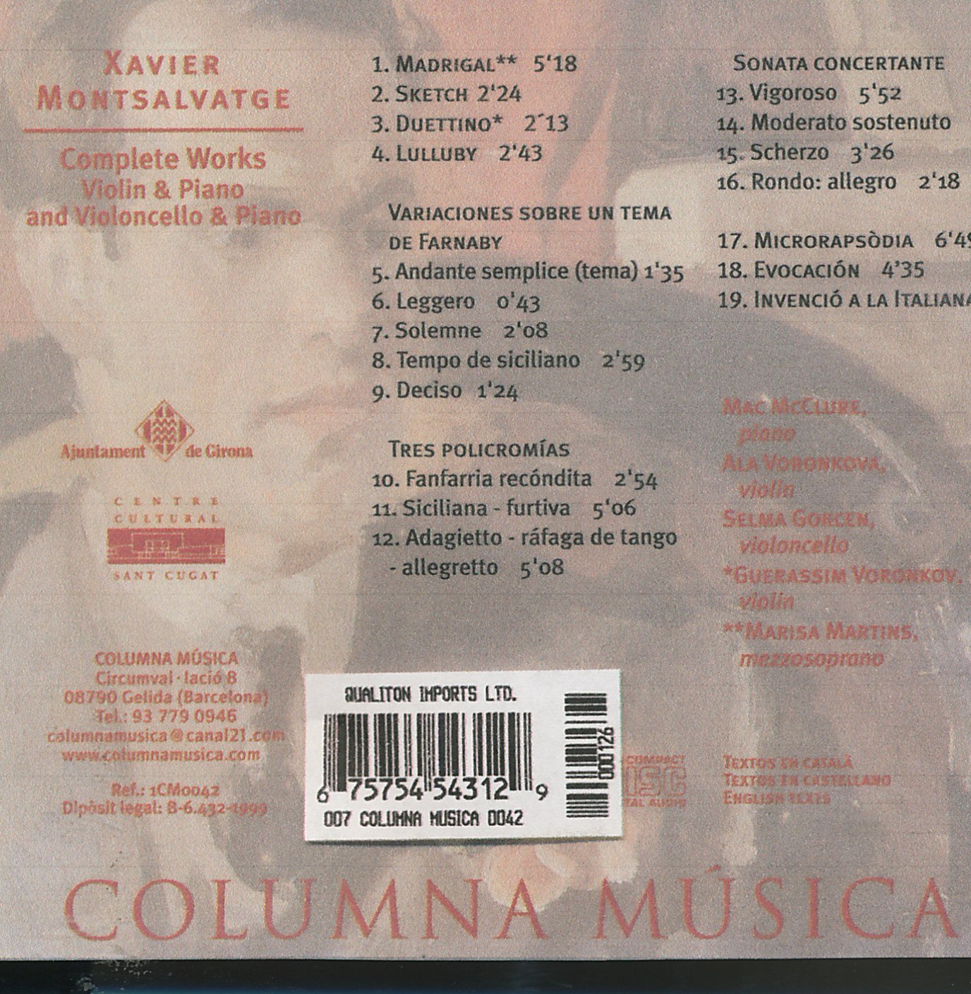 Complete Works for Piano & Violin & Cello