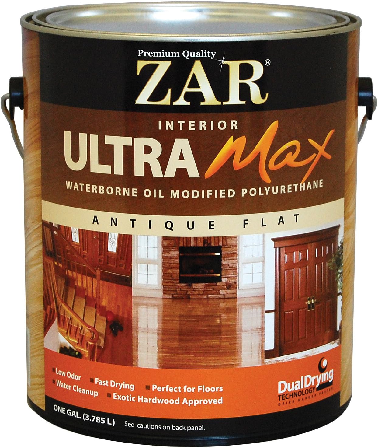 Zar Ultra Max Polyurethane Interior Flat 1 Gl 2 Hr