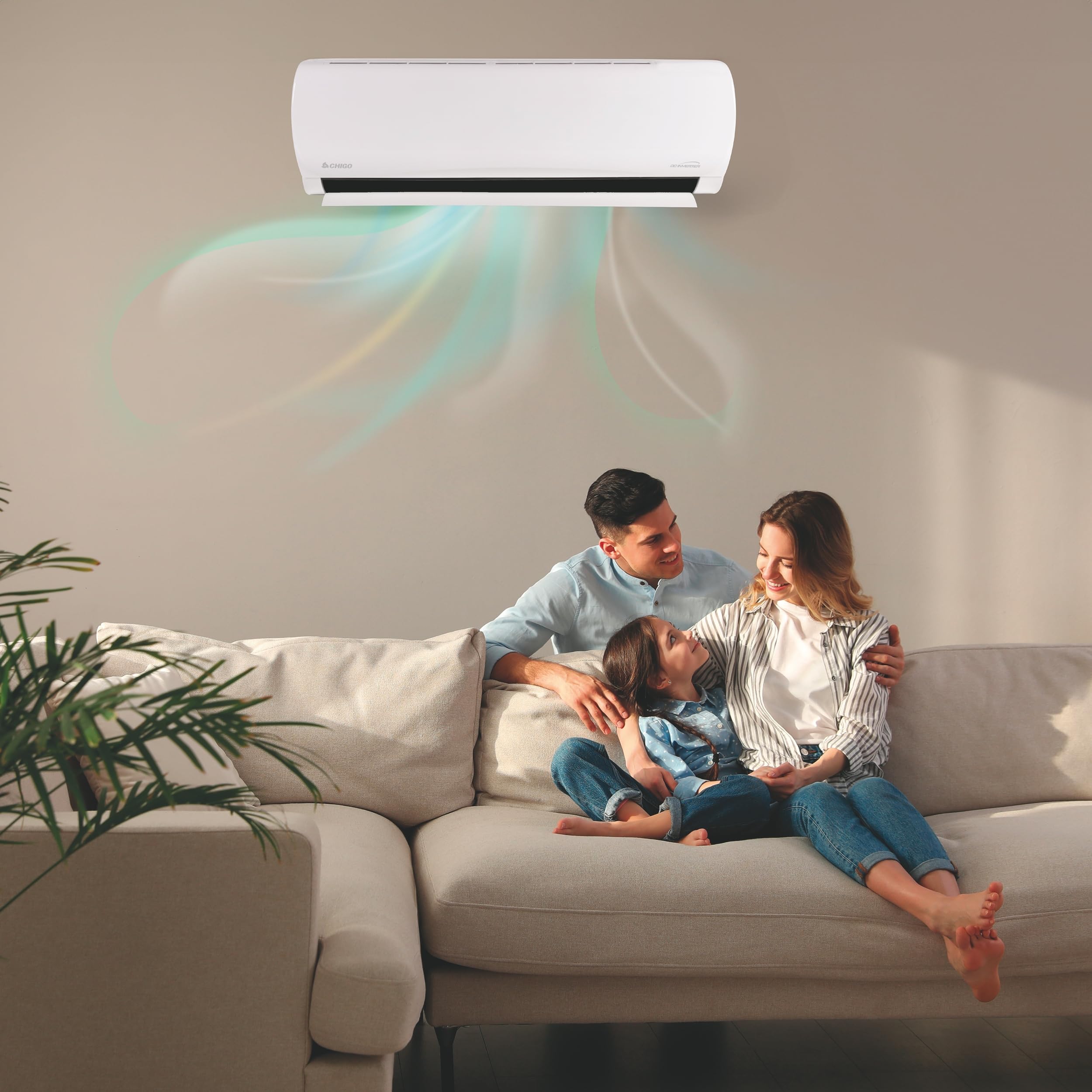 Climatizzatore inverter a pompa di calore con telecomando 24000 Btu, Aero Chigo