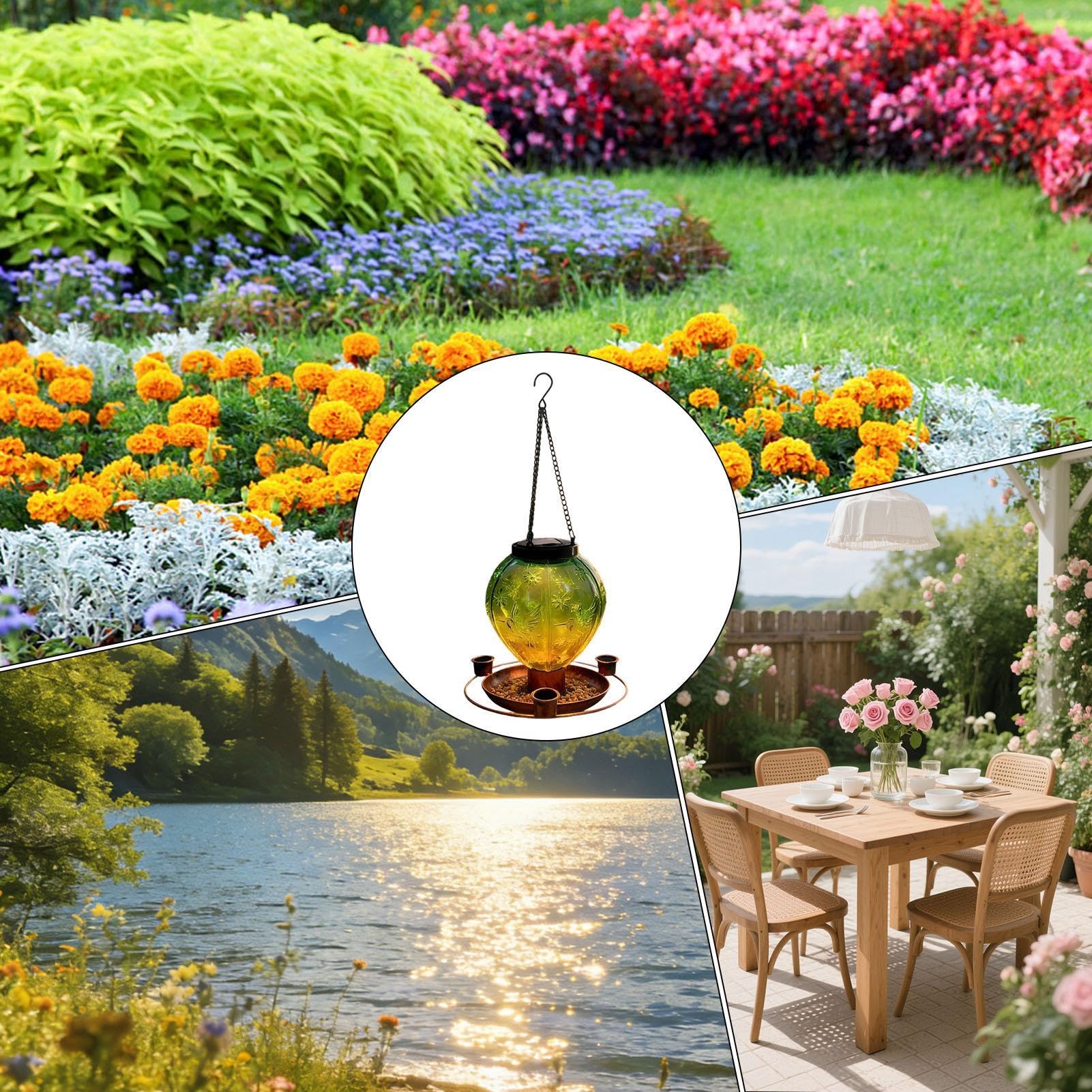 Mangiatoie per uccelli da esterno Portacibo da giardino a forma di | Piccola mangiatoia per uccelli per albero, terrazza, balcone, prato, patio, il cortile, e giardino