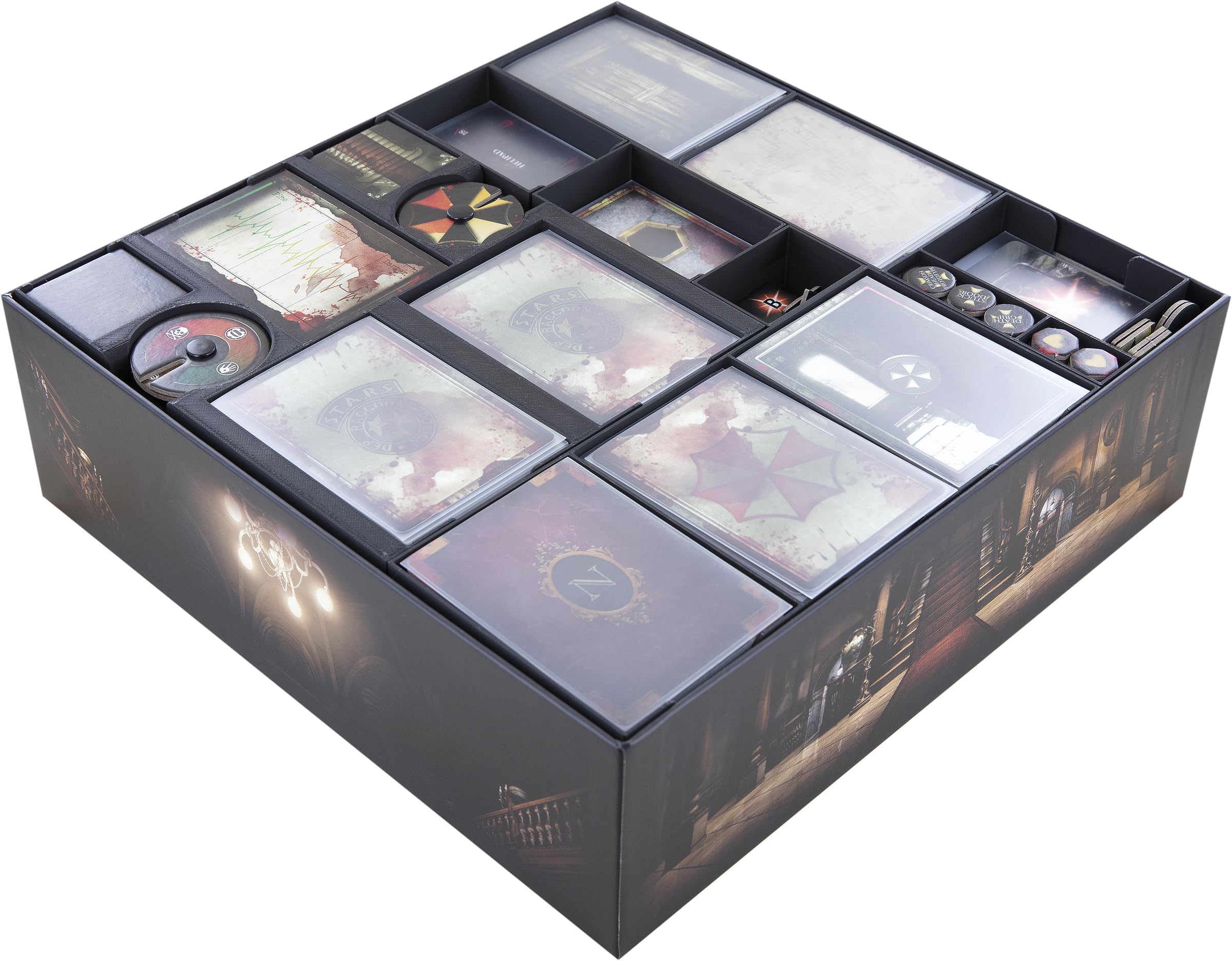 Zestaw piankowy Feldherr + Organizer kompatybilny z Resident Evil: The Board Game - pudełko z grą podstawową