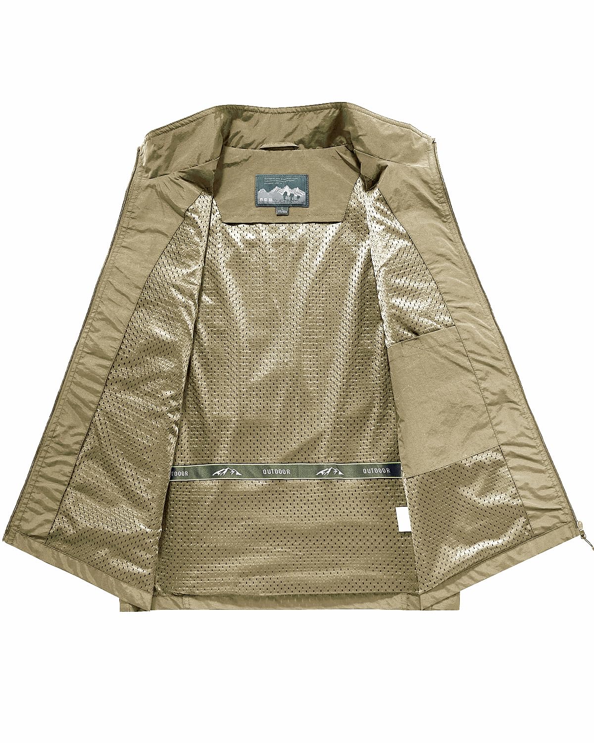 Gilet de pêche pour homme à l'extérieur Multi-Poches Gilet Sans Manches Veste Été Légère Respirant Veste de Loisirs à Séchage Rapide Gilet pour Camping en Photographie
