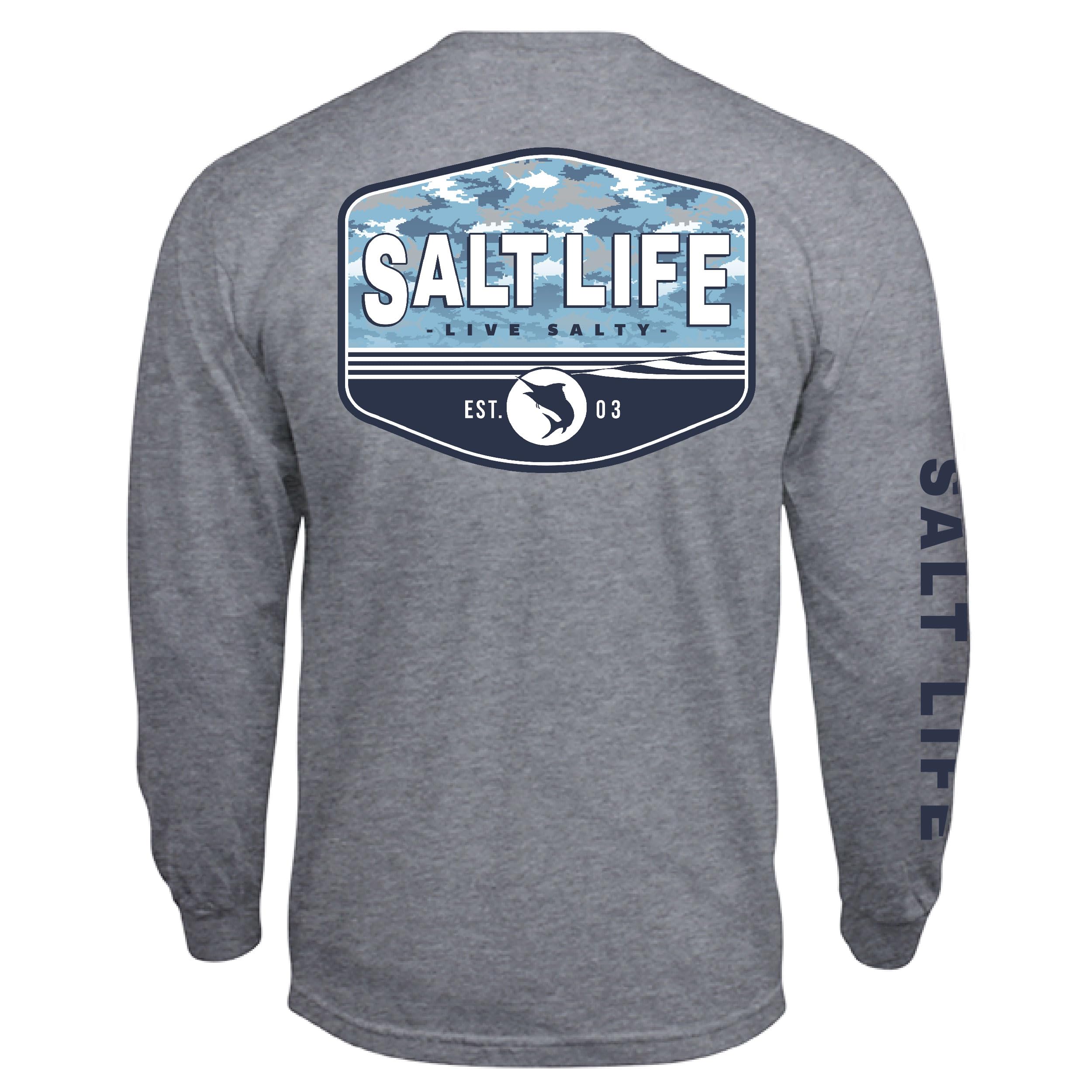 Salt LifeMen's Aquatic Journey Fade Long Sleeve Tee