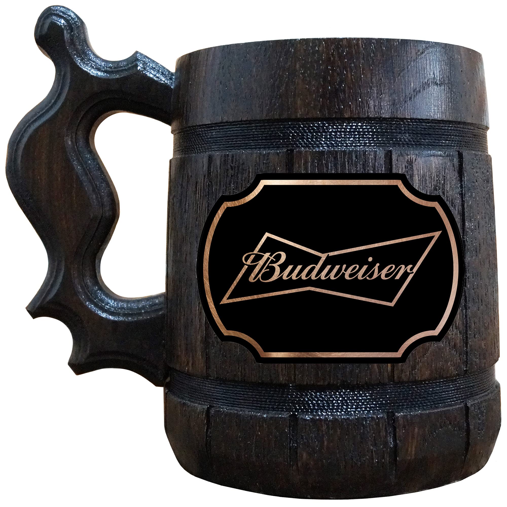 Budweiser Beer Mug, Named Beer Label, Fathers Day Gift, Budweiser Beer Stein, Budweiser Tankard, Cus