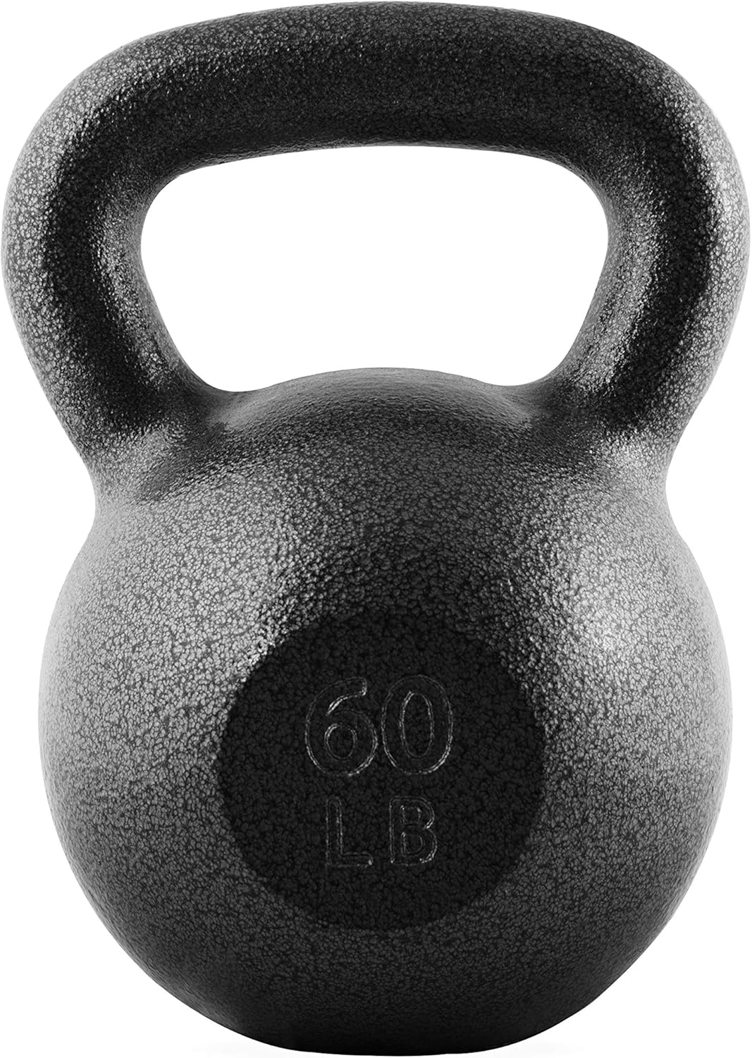 CAP Barbell Black Cast Iron Kettlebell Single or Set | 10-80 Lbs 60 LBS - Single