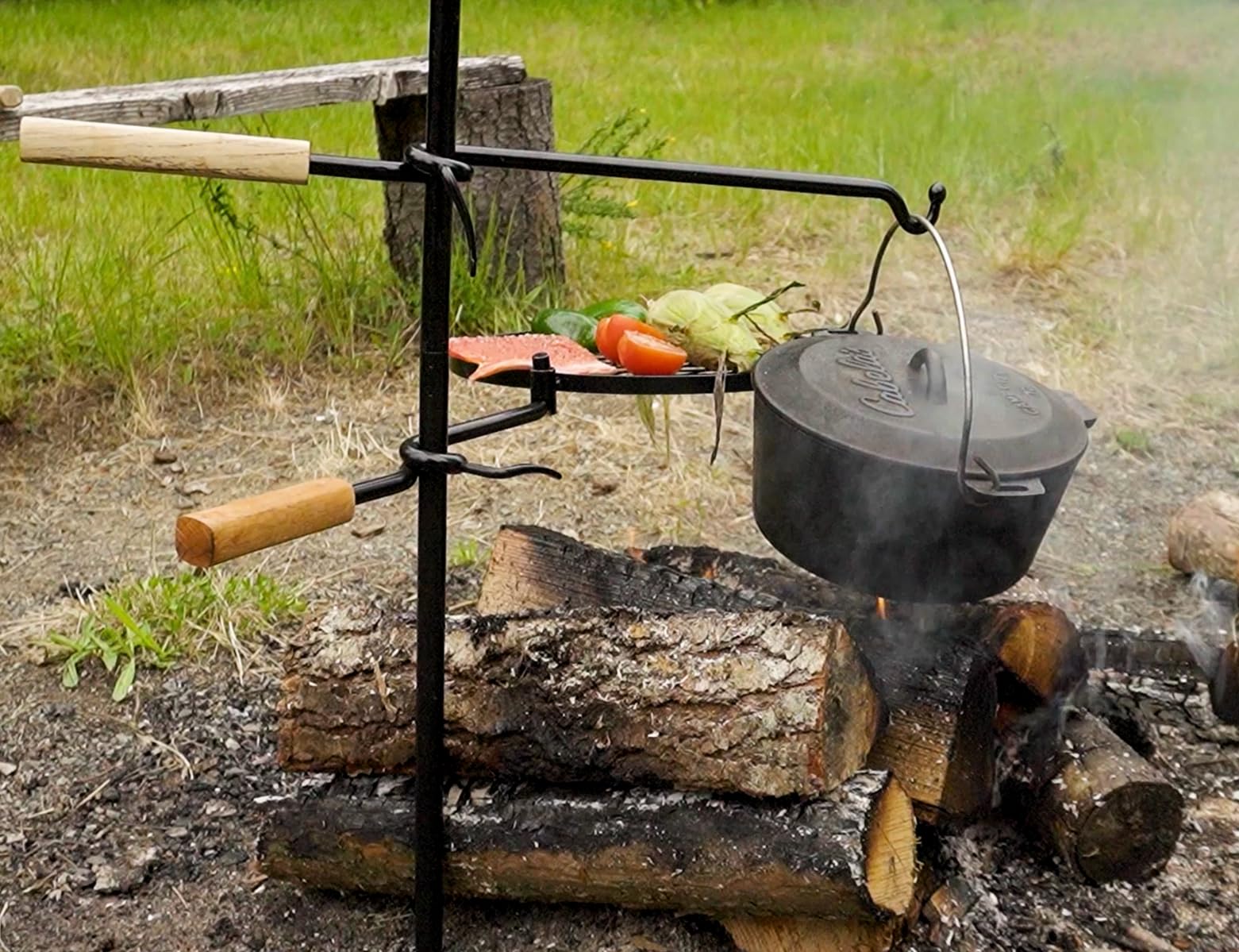 Iron Skillet Cast Iron Campfire Grill Campfire Cooking Cast Iron