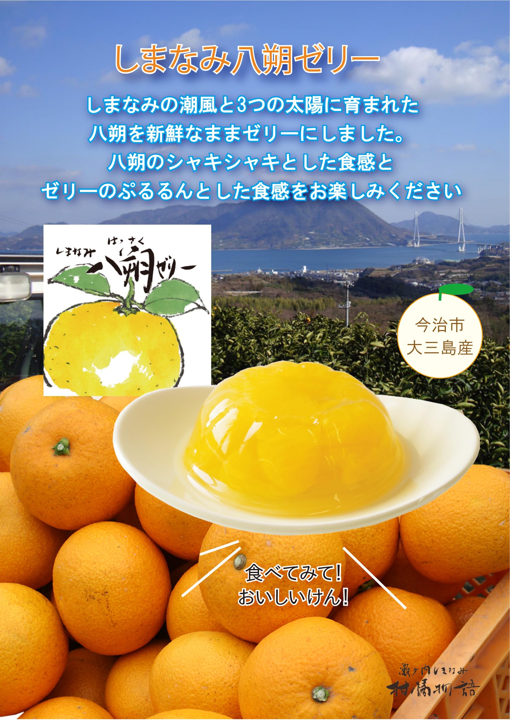 Amazon.co.jp: 瀬戸内しまなみ柑橘物語ゼリー 3種入り 紅まどんな