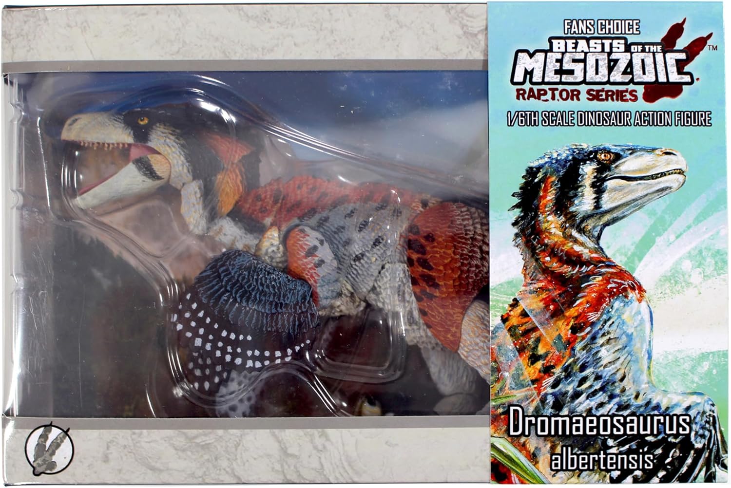 Beasts of The Mesozoic: Dromaeosaurus Albertensis Fan's Choice 2nd Release - 1/6th Scale Dinosaur Action Figure - 12" Articulated Hand-Painted Figure