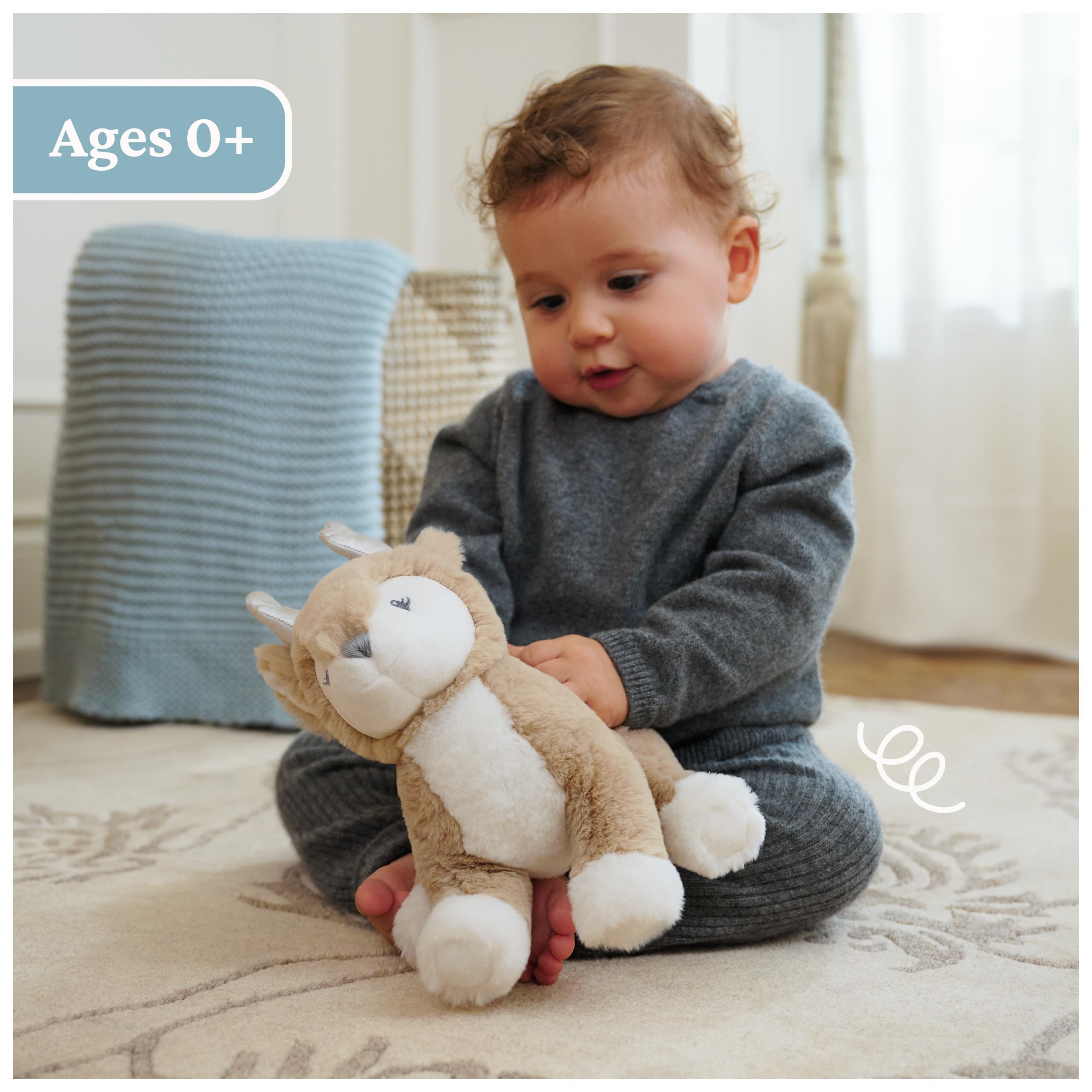 GUND Peluche di cervo in acero, peluche per neonati e bambini, marrone, 25,4 cm
