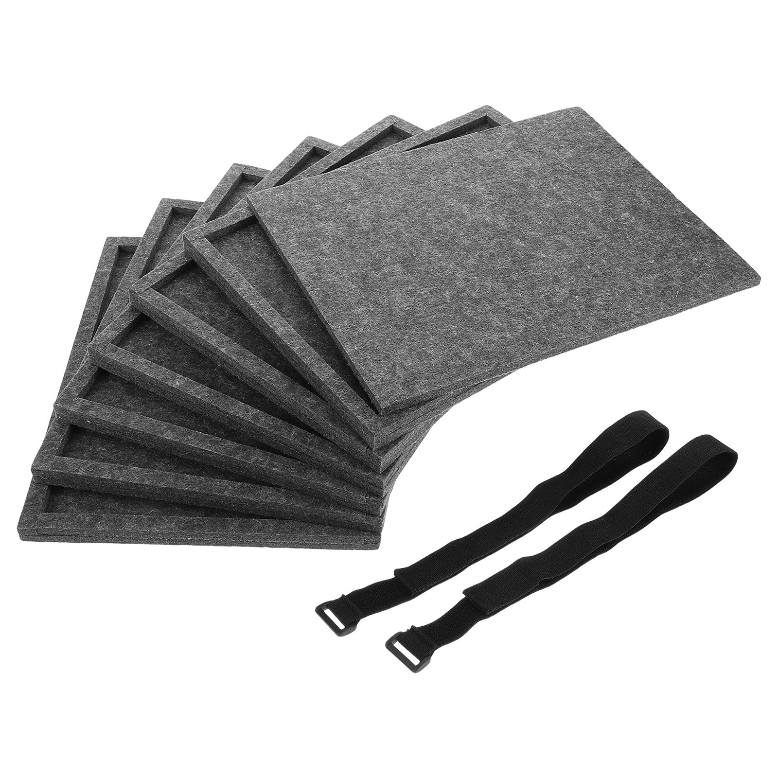 Veemoon Organisateur de Puzzle 6 Plateaux Empilables en Feutre Surface Antidérapante pour Tri de Pièces et Rangement de Jeux de Construction pour Adultes