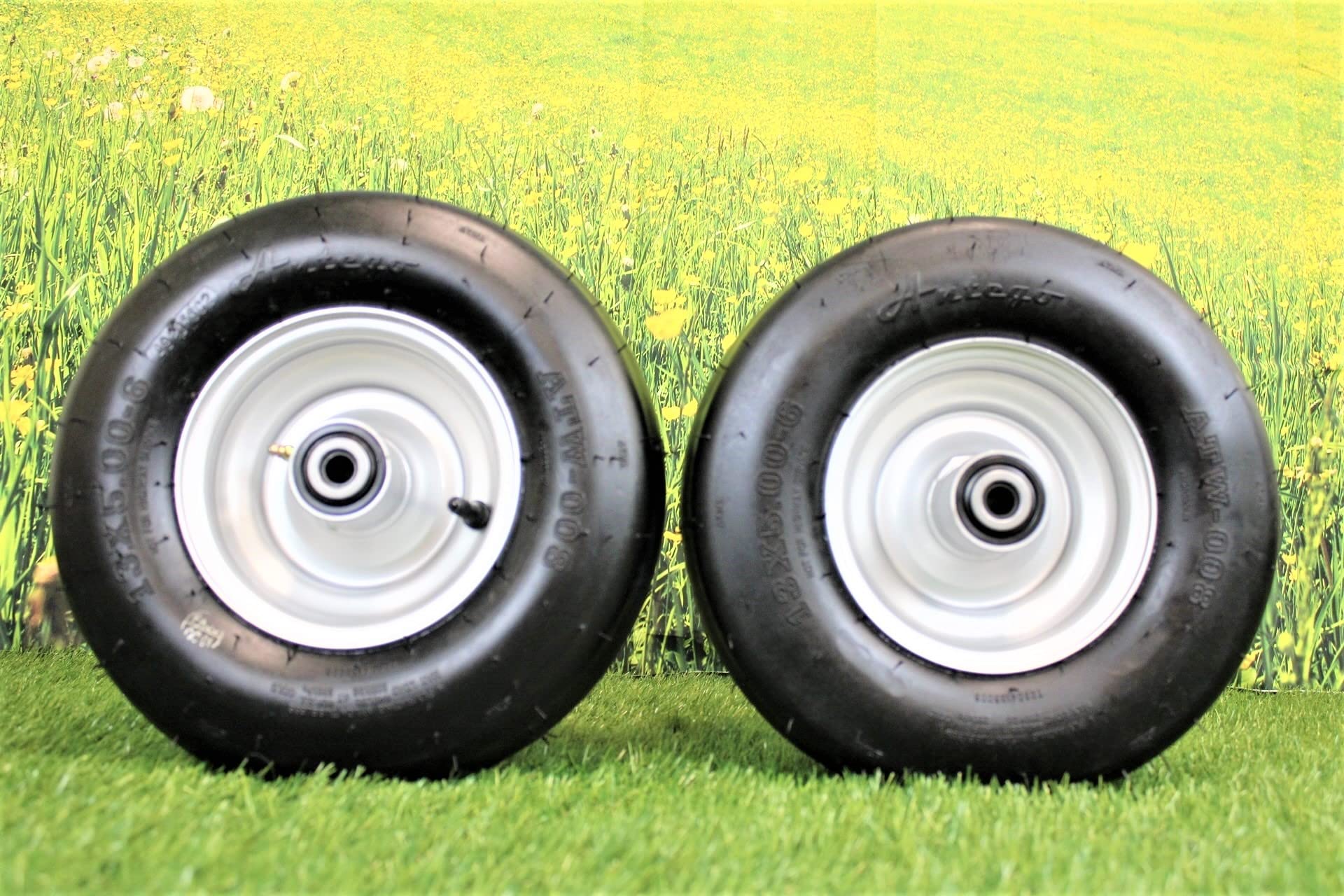 Amazon.com: Antego 13x5.00-6 Tire & Wheel Assembly - Set of 2