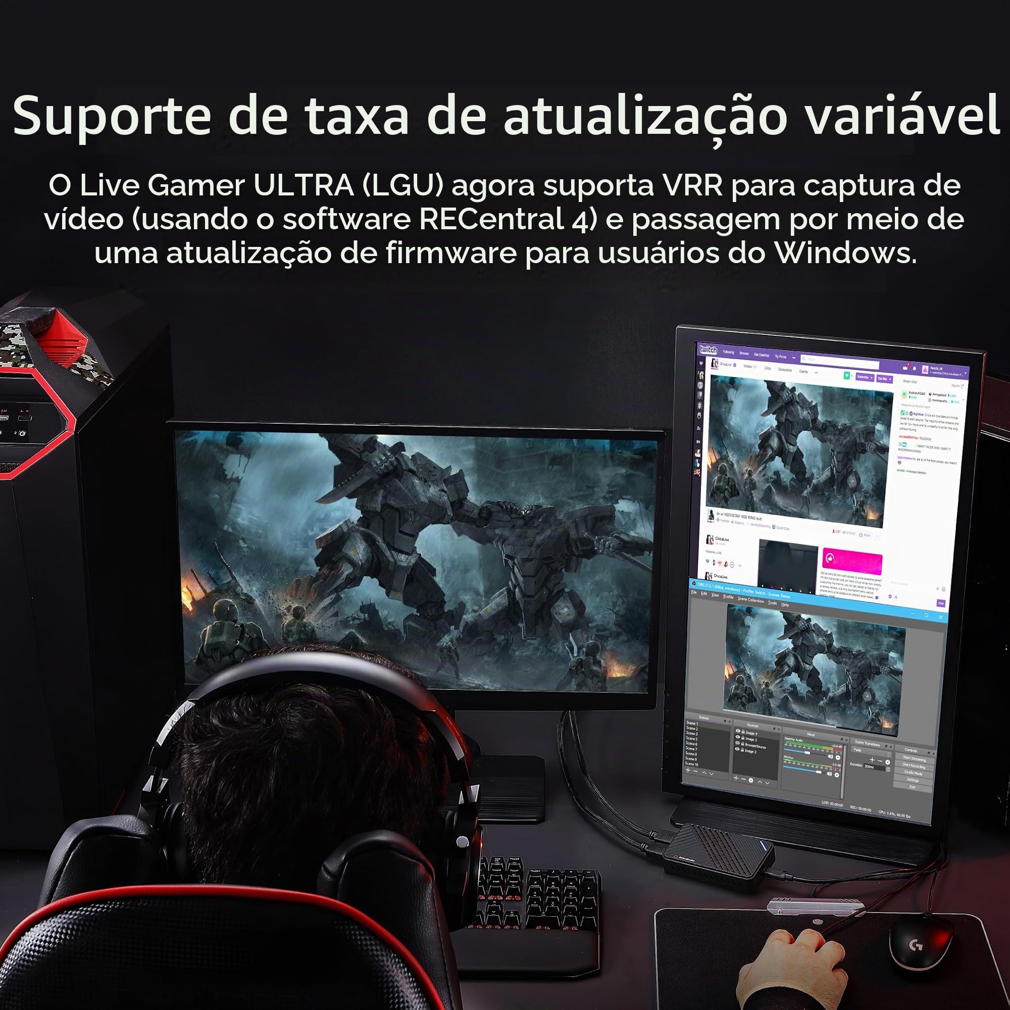 AVerMedia Live Gamer Ultra GC553 – 4K60 HDR Pass-Through, captura