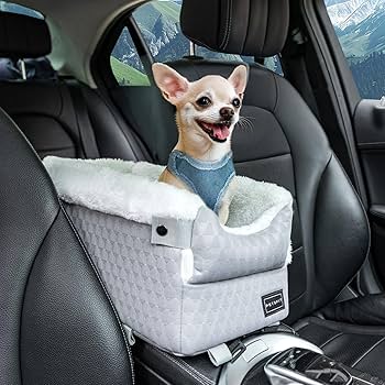 Aazon.co : Center Console Dog Car Seat, 4 In 1 Console Doggie Cat Car Seat, Dog Carriers For