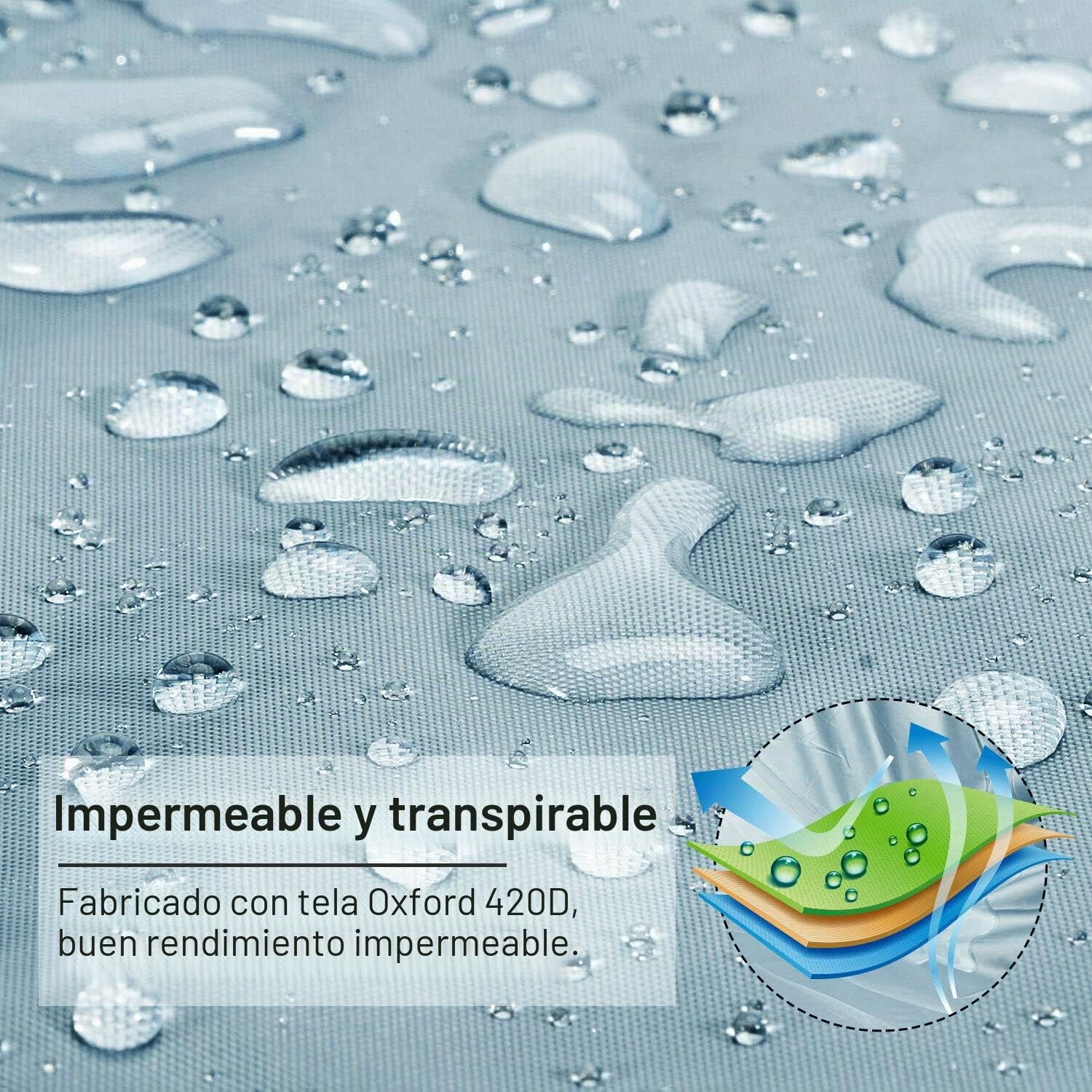 Schleuder Cubierta para, Cuadrada Funda para Bañera De Hidromasaje Cubierta SPA, Impermeable, Anti-UV, A Prueba De Polvo con una Bolsa de Almacenamiento 7 Tamaños a Elegir (220 * 220 * 85 cm)