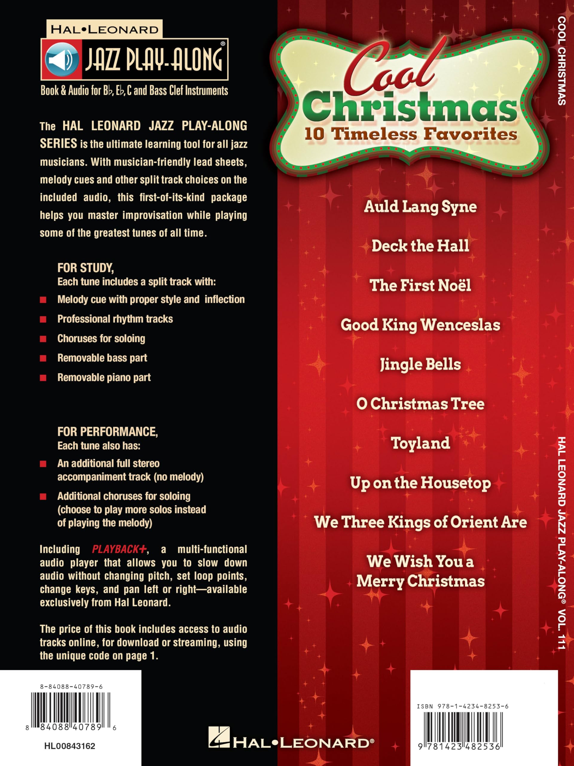 Jazz Play Along Volume 111 Cool Christmas All Inst Book/Cd: 10 Timeless Favorites (Jazz Play-Along, 111)