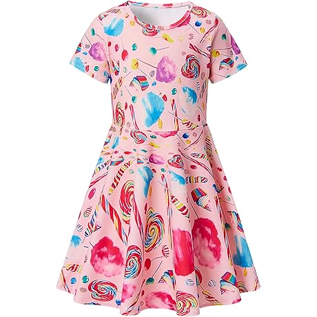 Candy Land Sugar Princess Girl Costume Dress for Halloween