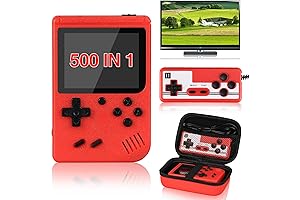 Handheld Retro Video Game Console with 500 Classic FC Games