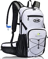 Vista 14 de N NEVO RHINO Mochila de hidratación, mochila de senderismo multiusos de 18L con vejiga de agua de 3 L, mochila de agua aislada, paquete