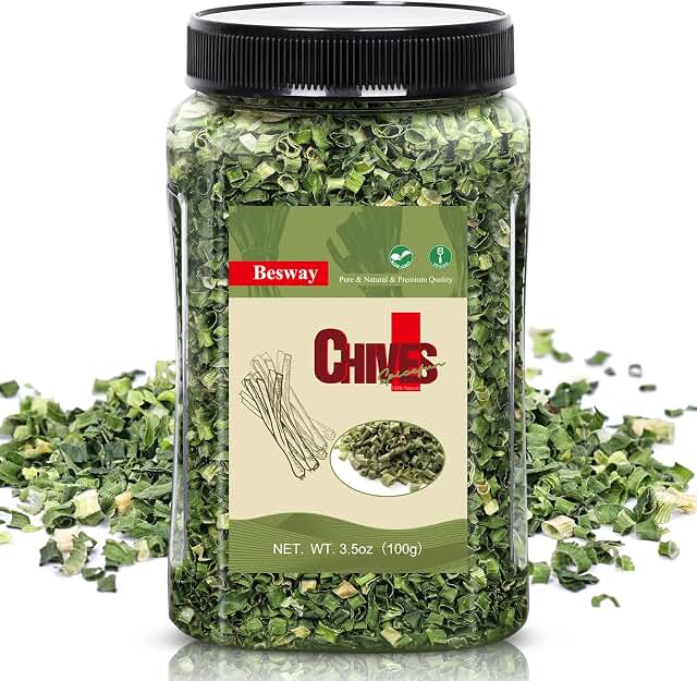 Besway Premium Dried Green Chives, 3.5 oz