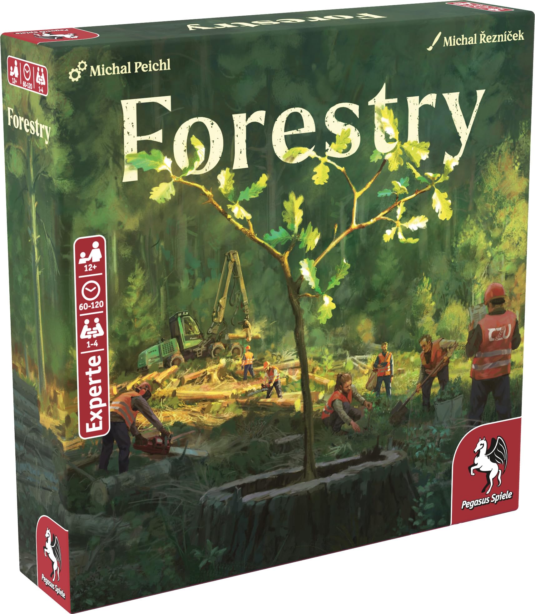 Pegasus Spiele 56270G - Forestry Brettspiel für Experten