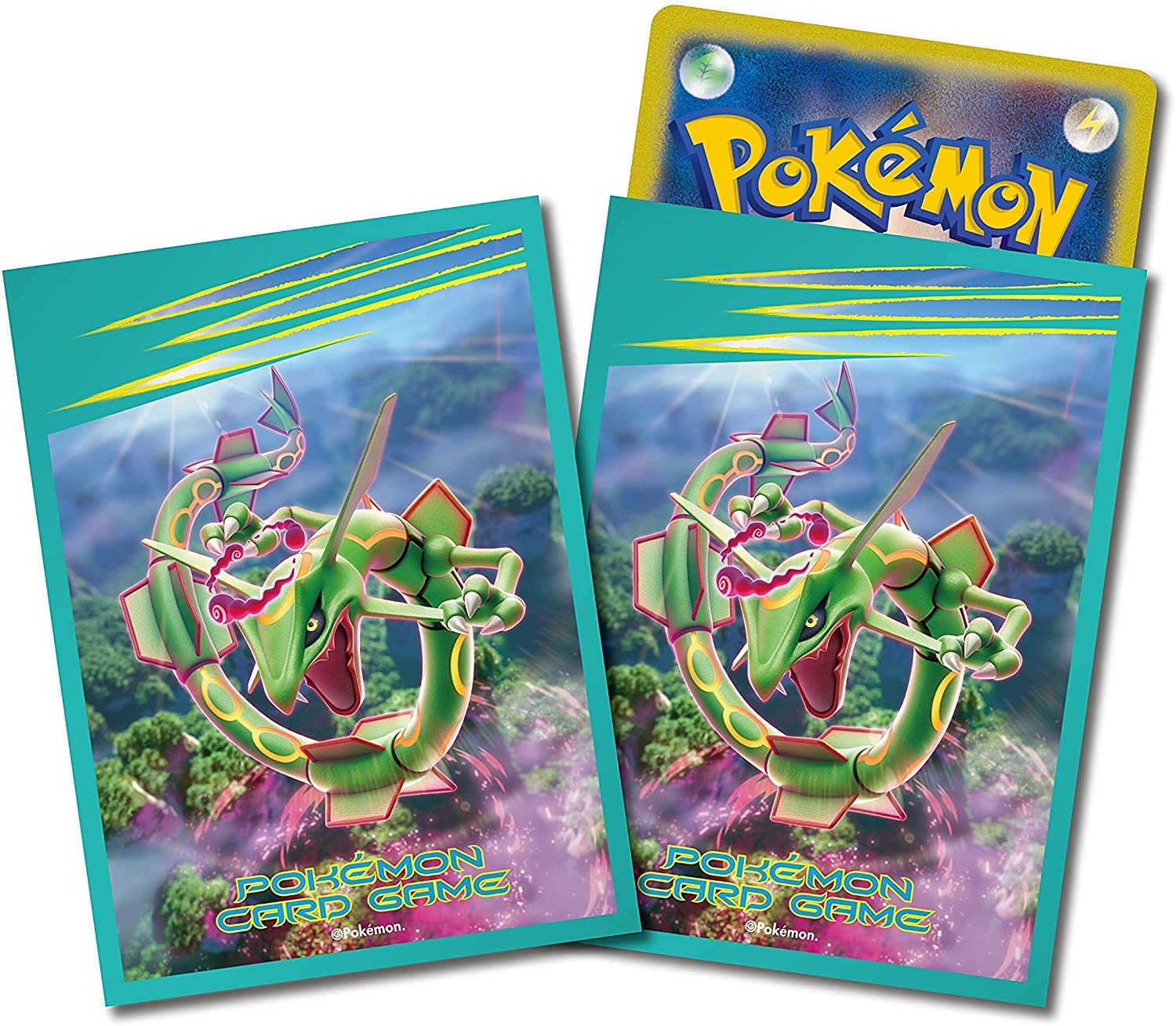 Buy Pokemon 64ct Deck Shield Card Sleeves Pokemon Rayquaza Gigantamax