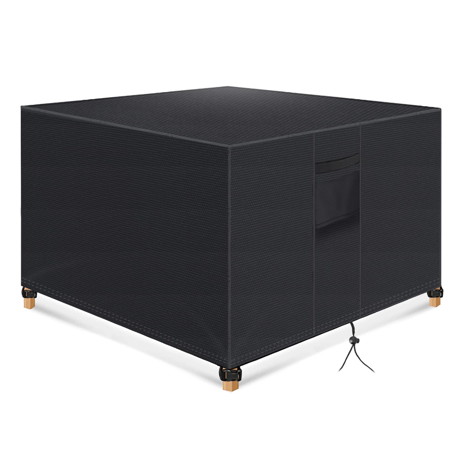 NKADNB Garden Furniture Covers with Air Vent Rectangular Patio Furniture Covers 90x90x40cm Anti-UV, Waterproof, Windproof, Dust-proof Heavy Weight 420D Oxford Fabric for Outdoor Table Chair Sofa — image 1