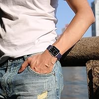 Vista 12 de Correa deportiva de silicona suave compatible con cierre clásico compatible con correas de Apple Watch de 49, 45, 44, 42, 41, 40 y 38 mm para iWatch