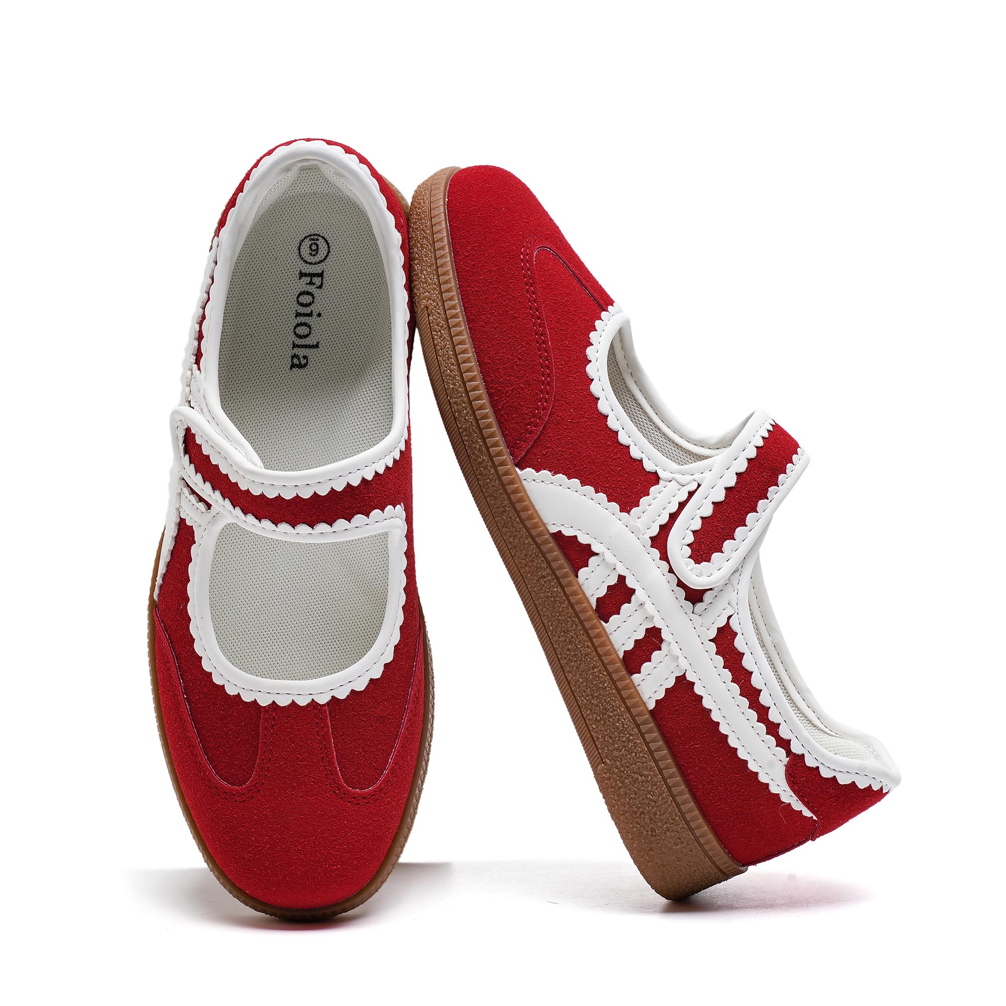 Women's Ballet Sneakers Mary Jane Flats Walking Shoes