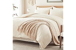 Cream Tufted Twin Comforter Set: Cozy Comfort in a Bag