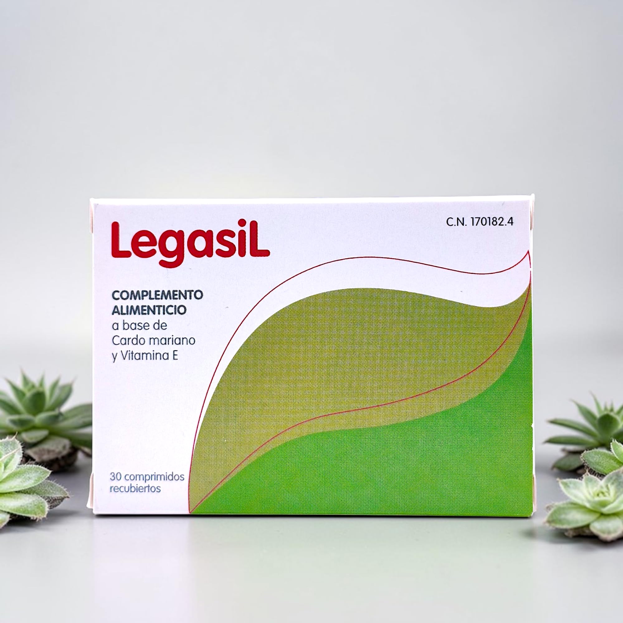 Legasil 30 Comprimidos - Suplemento Hepatoprotector y Detox con Cardo Mariano (Silimarina) y Vitamina E - Depuración del Hígado y Acción Antioxidante